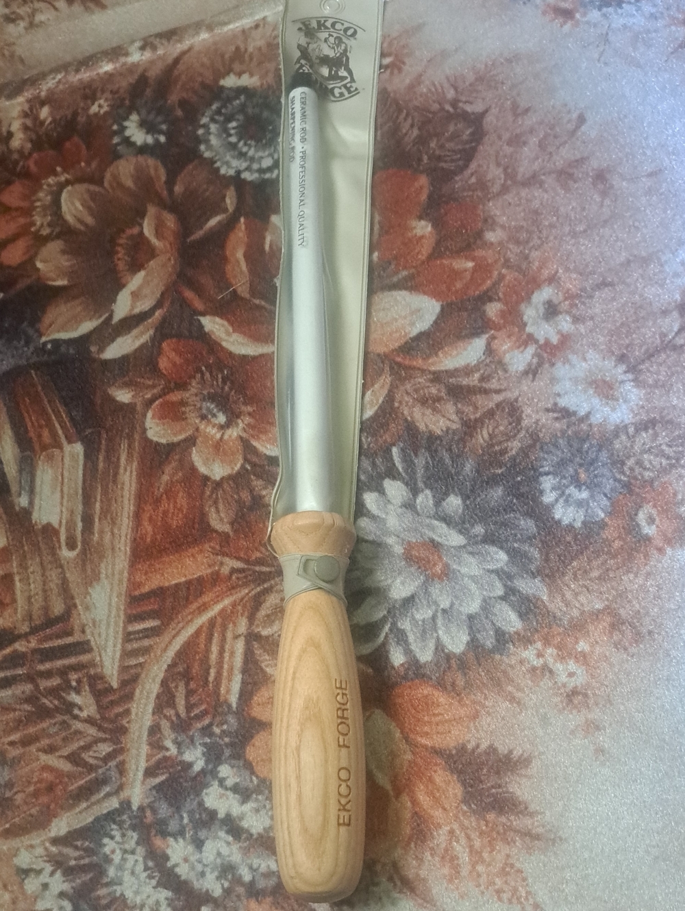 Vintage EKCO Forge Professional Quality Ceramic Knife Sharpening Rod